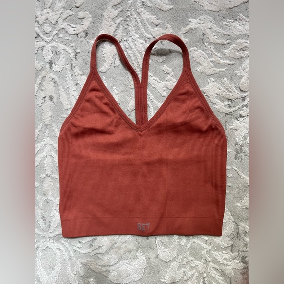 Sculptflex Ribbed V Bra in colour Spritz - Picture 2 of 4